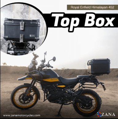 Zana Top Box Plastic (58Ltr) L-flat Black For Himalayan 450 ZI-TB-017