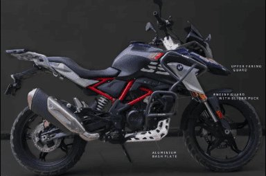 Zana LOWER ENGINE GUARD FOR BMW G310 GS WITH PUCK BLACK ZI-8158