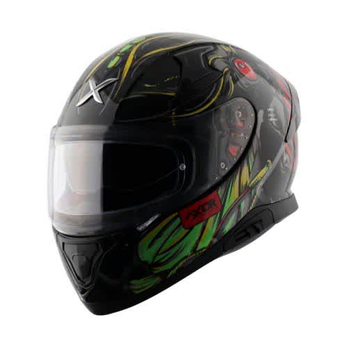 Apex Seadevil Helmet Glossy Black Red