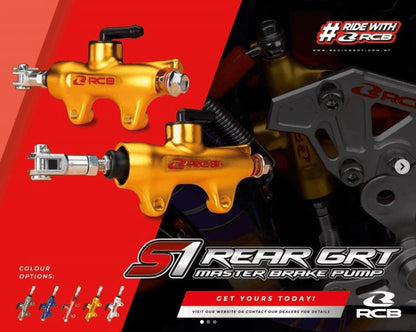 RCB Brake Pump S1 Grt Rear (14MM) 01BP021 ( RED )