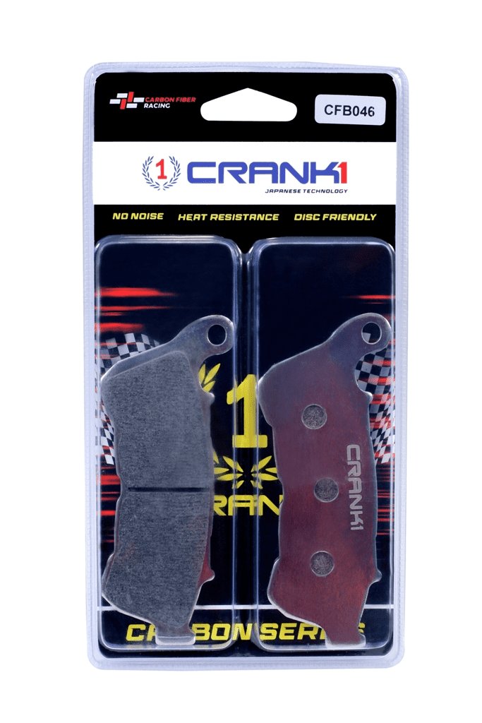 CRANK1 Carbon Brake Pads For Harley Davidson SPORTSTER XL Custom 1200 (2014-2016)