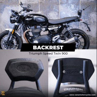 Zana Backrest for Speed Twin 1200 ZP-090