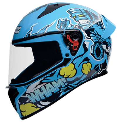 10 Decor Full-Face Blue N1 Helmet