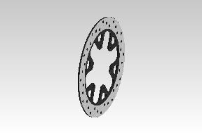 1100700/D - REAR DISC PLATE