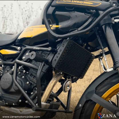 ZANA Crash Guard with Slider Texture Black Type-1 Steel for Himalayan 450 ZI-8433