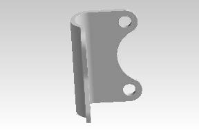 140202 - HANDLE BAR CLIP - CHROME