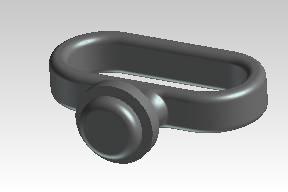 142532/B - CABLE GUIDE - FRONT MUDGUARD
