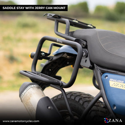 ZANA Saddle Stay in Matte Black for 2022 BS6 Scram 411 (ZI-5006)