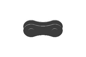 145854 - CHAIN CONNECTING LINK WITH O RING