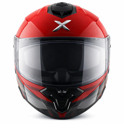 Axor Brutale Surges Dual Spoiler Red Grey Helmet