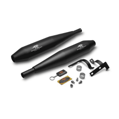 Red Rooster Celesta Pro Exhaust for Jawa Classic – Black Matte