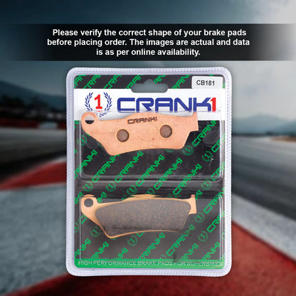 CRANK1  Sintered Brake Pad for Royal Enfield Super Meteor 650