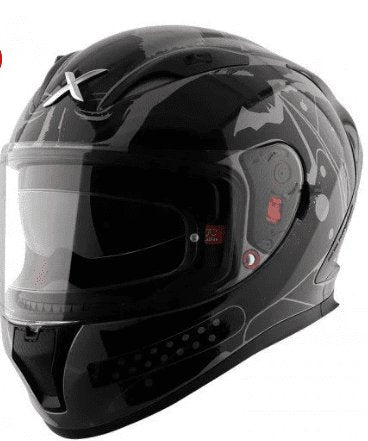 Axor Street DC Batman Full Face Helmet Gloss Anthracite Black