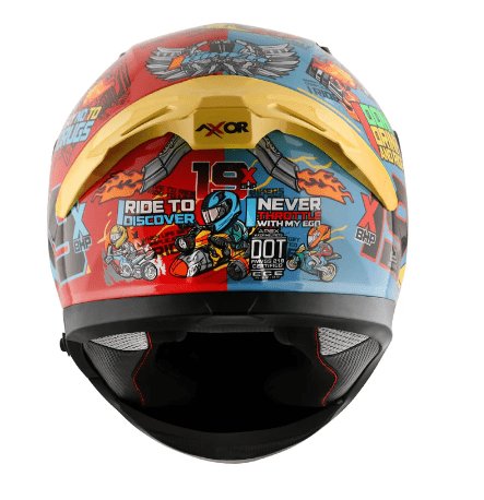AXOR XBHP #Theninteen Helmet Blue Red