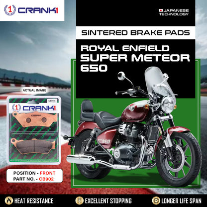 CRANK1  Sintered Brake Pad for Royal Enfield Super Meteor 650