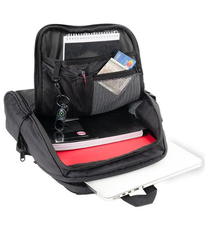 30L Laptop Backpack-Charcoal Black
