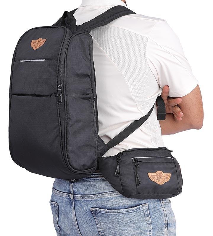 30L Laptop Backpack-Charcoal Black