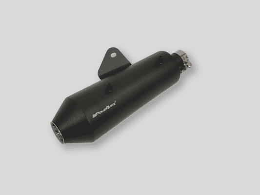 Powerage Exhaust for Royal Enfield Hunter 350 – Black Finish