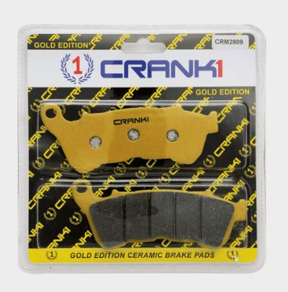 CRANK1 Ceramic Brake Pad for Harley Davidson Iron 883 (14-OnWards)