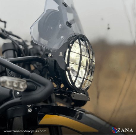 Black Type-1 Headlight Guard for Himalayan 450 ZI-8436