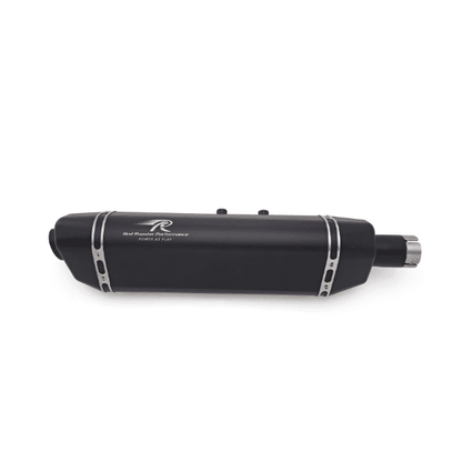 Red Rooster Vertex-Black Matte Exhaust for Royal Enfield Himalayan