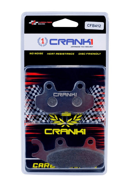 CRANK1 Carbon Brake Pads For Triumph Street Twin 900 2019 -2022