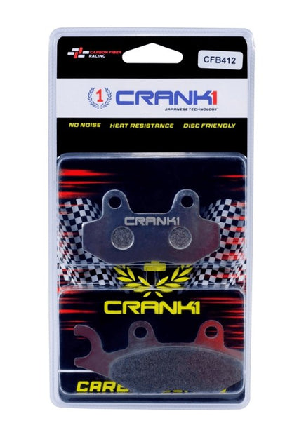 CRANK1 Carbon Brake Pads For Triumph Street Twin 900 2019 -2022