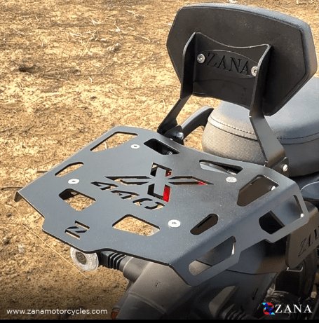 Zana Top Rack with Plate and Pillion Backrest for Harley Davidson X440 ZI-8484