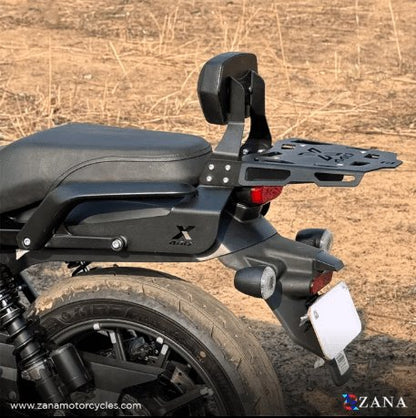 Zana Top Rack with Plate and Pillion Backrest for Harley Davidson X440 ZI-8484