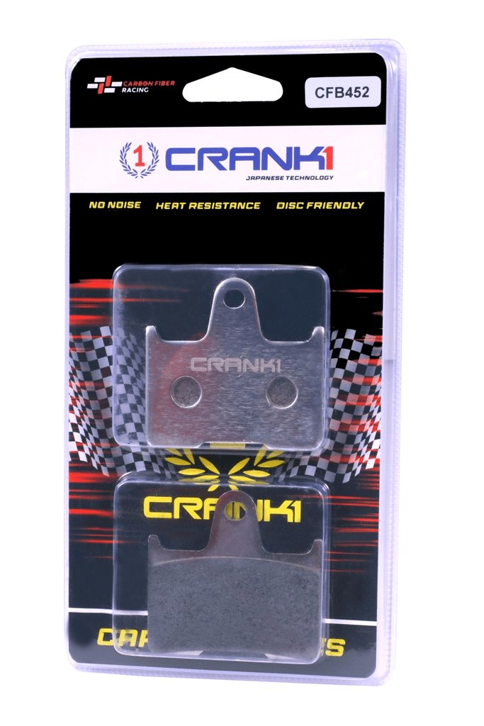 CRANK1 Carbon Brake Pads For Harley Davidson SPORTSTER XL Custom 1200 (2014-2016)