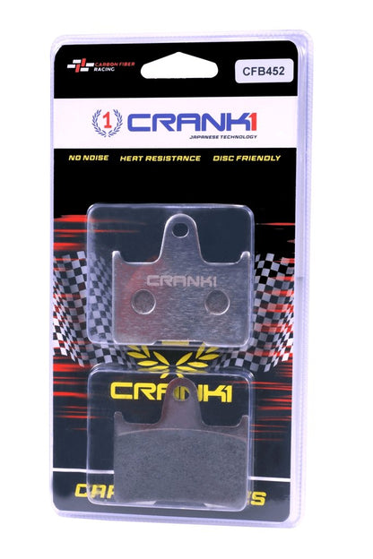 CRANK1 Carbon Brake Pads For Harley Davidson SPORTSTER Iron 883 (2014-2017)