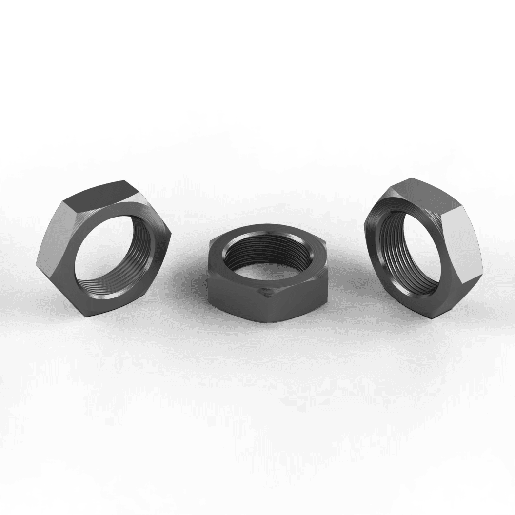 586009/A - HEX LOCK NUT - M22X1.5 ZnFe WHITE