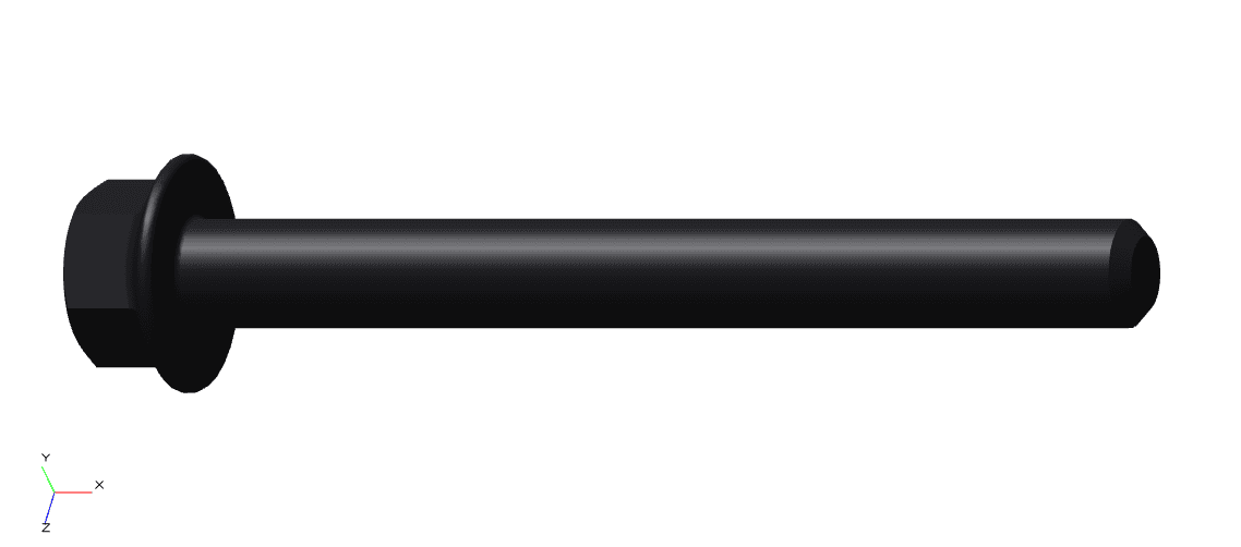 591462/A - HEX FLANGE BOLT - M8x1.25x75 8.8