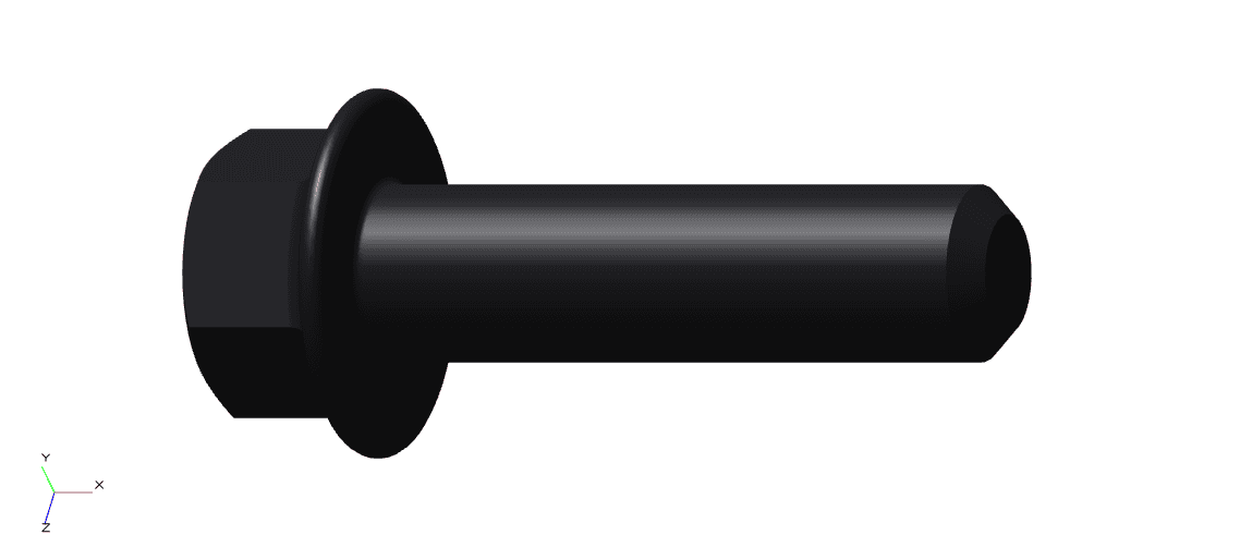 593163/A - HEX FLANGE BOLT - M12x1.5x45 10.9