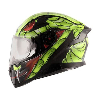 Apex Venomous Helmet Black Neon Green Glossy