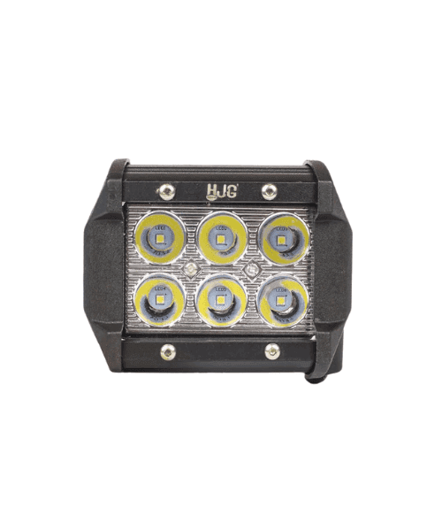 6 LED Square Fog Light-White