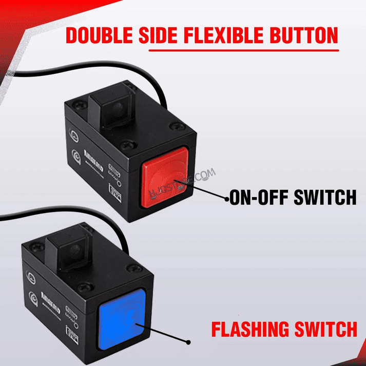 HJG 3 Wire Fog Light Wiring Harness Kit with Flash Mode & CANBUS (Dual Colour)