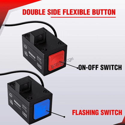 HJG 3 Wire Fog Light Wiring Harness Kit with Flash Mode & CANBUS (Dual Colour)