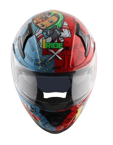 AXOR XBHP #Theninteen Helmet Blue Red