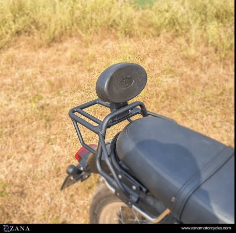 Zana Top Rack for BSA Goldstar 650 without Plate Compatible with Pillion Backrest (Mild Steel, Black, Type-2) ZI-8530