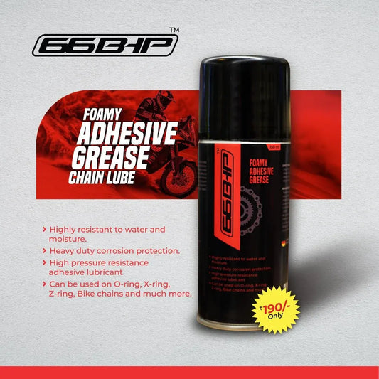 66Bhp Foam Chain Lube Red 150 ML 1
