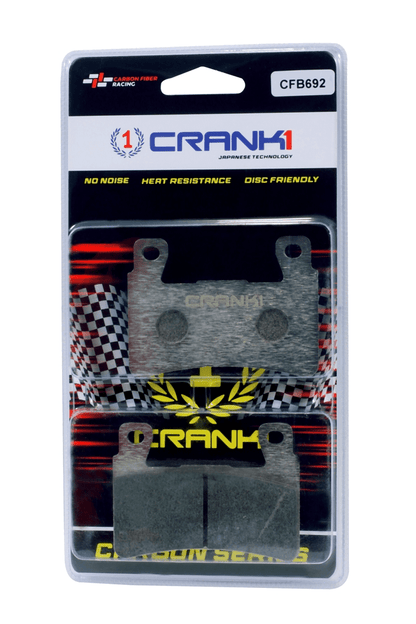 CRANK1 Carbon Brake Pads For Harley Davidson Softail Fat Bob (2018 ONWARDS)