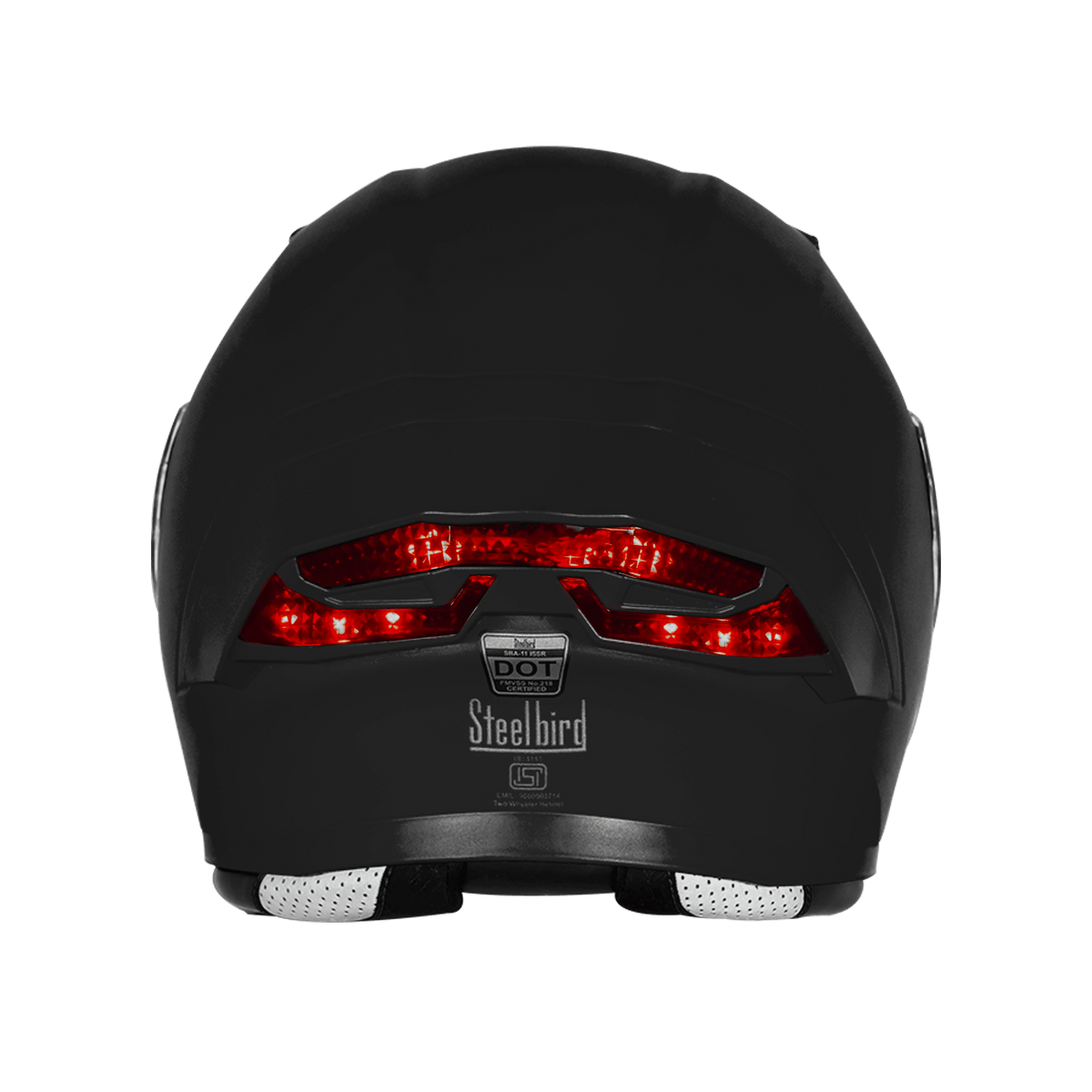 Steelbird SBA-11 ISS LT MATT GREY Full Face Helmet – ISI Certified