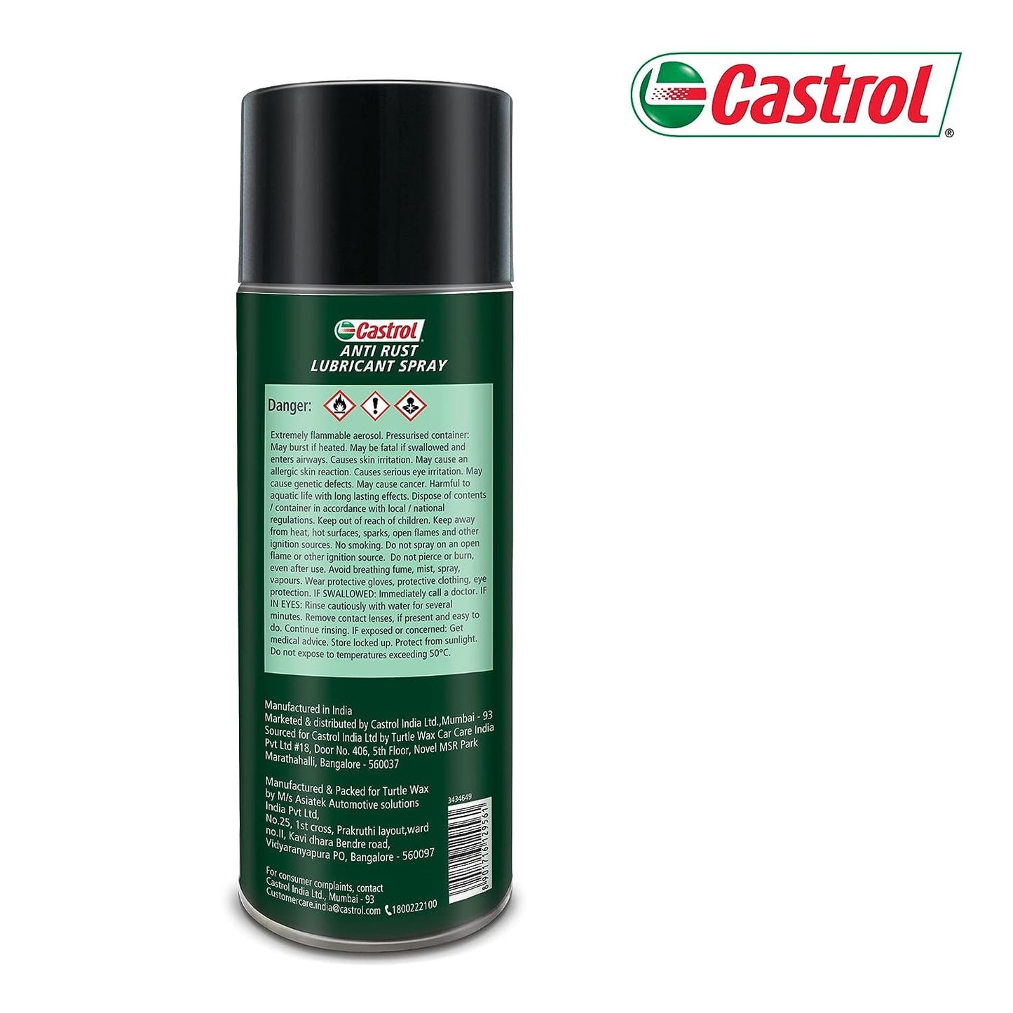 Castrol ANTI RUST LUBRICANT SPRAY for Bikes 325g