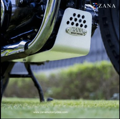 Zana BASH PLATE FOR HONDA CB350 (ALUMINIUM SILVER) ZI-8050