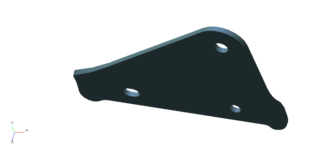 805024 - BRACKET SILENCER FRONT MOUNTING HR BLACK