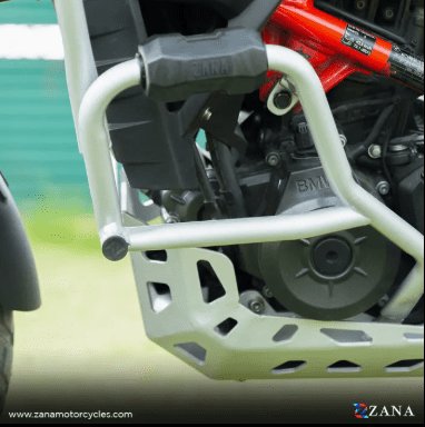 BMW G310GS LOWER ENGINE GUARD MS WITH PUCK SILVER  ZI-8185