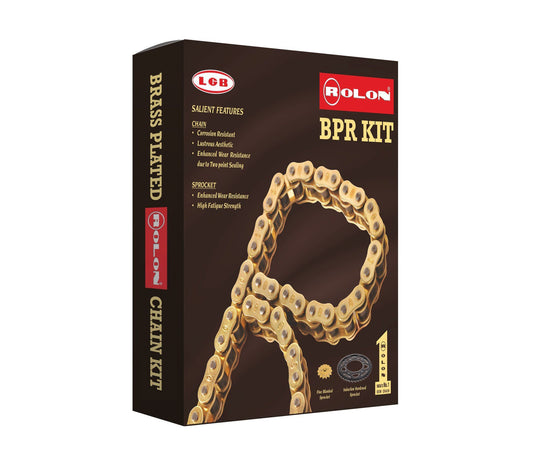 RE Himalayan Rolon Brass O Ring Chain Sprocket Kit