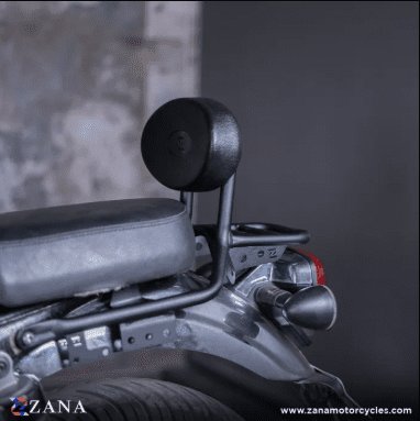 Zana BACKREST FOR HONDA CB350 WITH PARCEL SHELF SPLIT SEAT/SINGLE SEAT VERSION 2(NOT COMPATIBLE ON NEW MODEL 2024 & CB350 DLX PRO.) ZI-8203