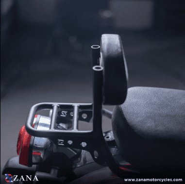 Zana BACKREST FOR HONDA CB350 WITH PARCEL SHELF SPLIT SEAT/SINGLE SEAT VERSION 2(NOT COMPATIBLE ON NEW MODEL 2024 & CB350 DLX PRO.) ZI-8203